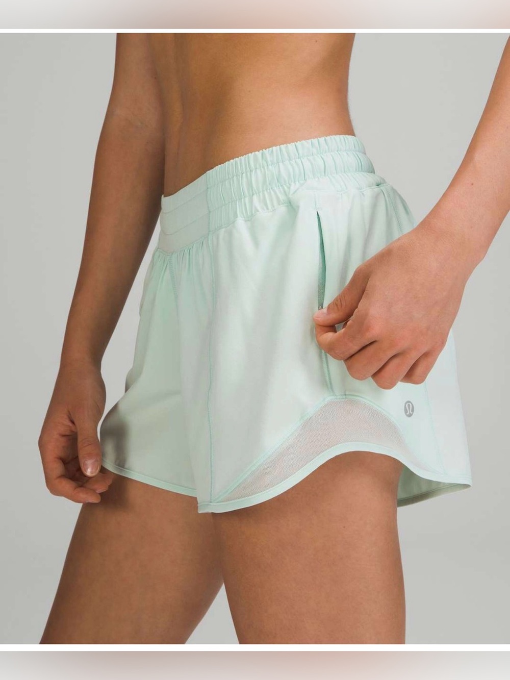 lululemon athletica Light Mint Athletic Shorts
